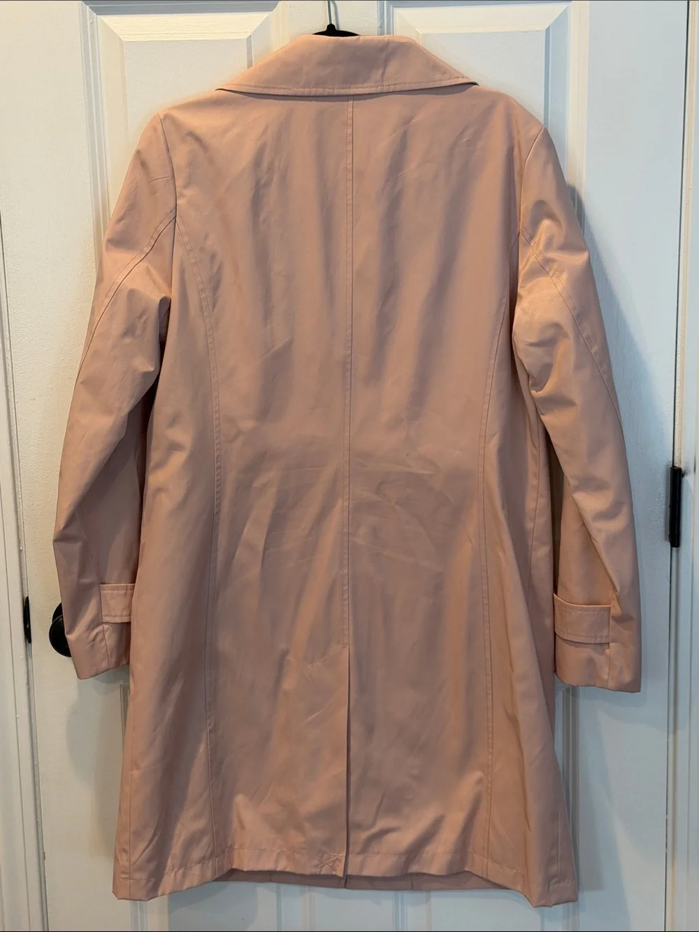 Michael Kors Women’s Single Breasted Trench Coat Color Soft Pink Size M